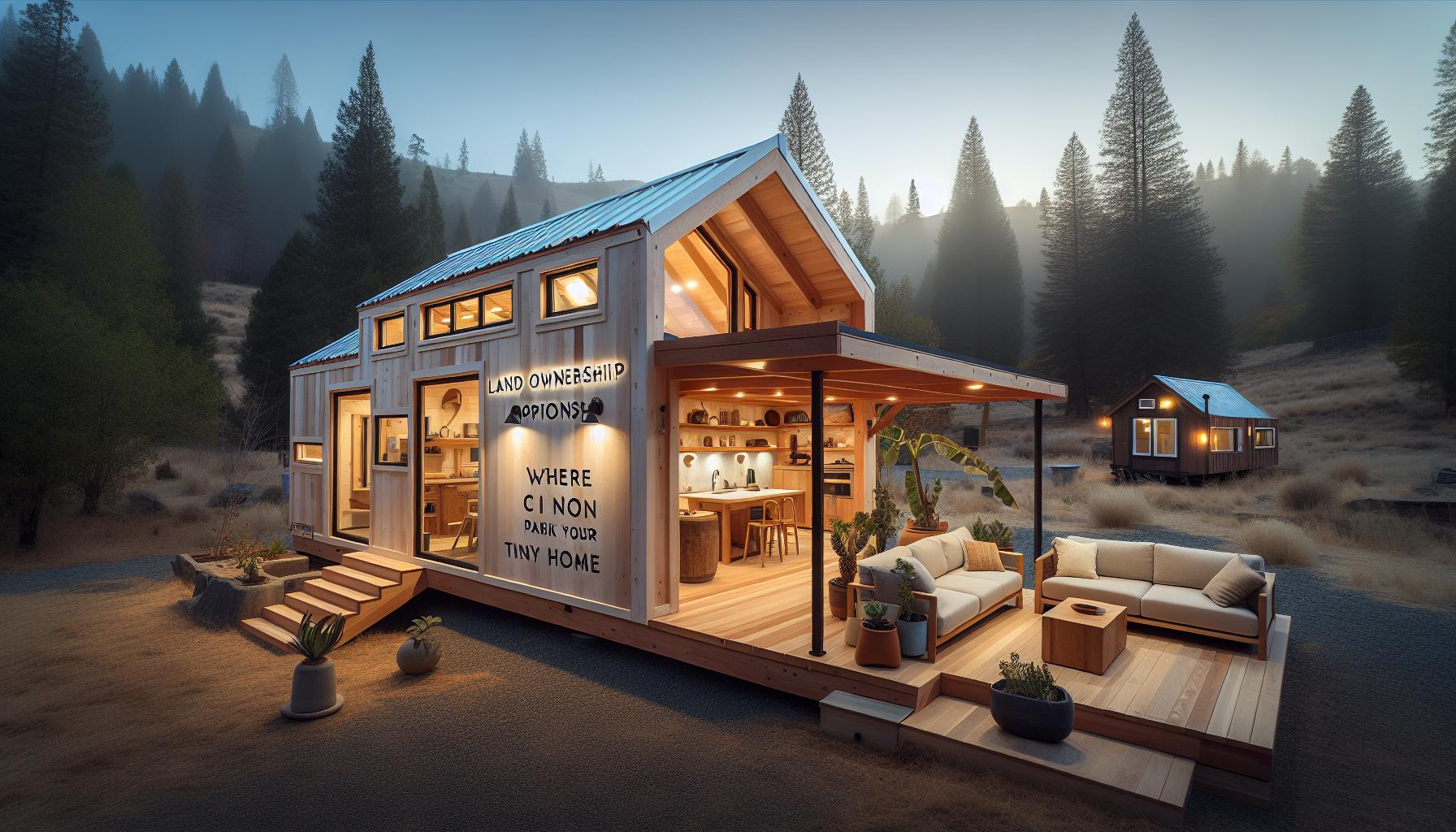 Land Ownership Options: Where Can You Park Your Tiny Home?